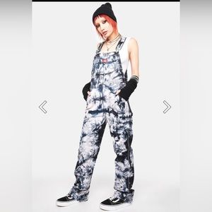 Tie dye Dickies overalls